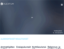 Tablet Screenshot of alertum.fi